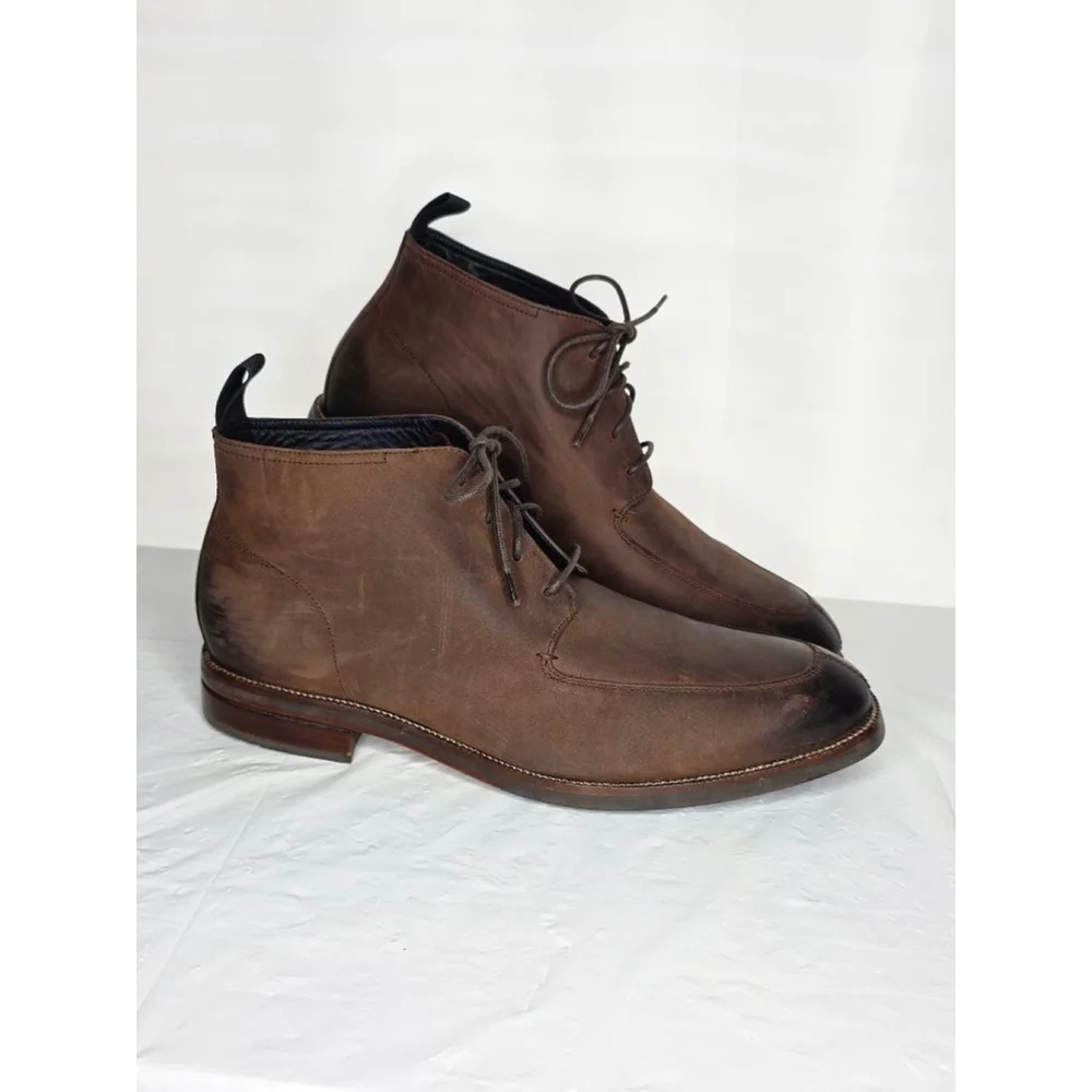Cole Haan Brown Leather Chukka Boots Men’s Size 10